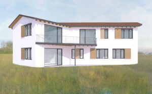 Proyecto de dos viviendas pasivas, ecológicas y saludables, basado en principios de arquitectura bioclimática,